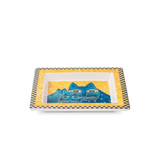 TRAY YELLOW COLOR CM. 18X20