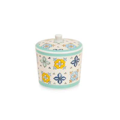 SUGAR BOWL MAJORICA TURQUOISE