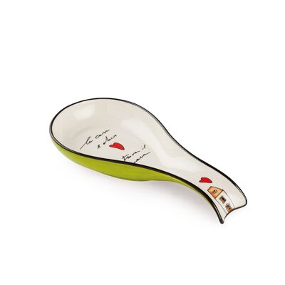 LADLE-REST LE CASETTE GREEN 21X10