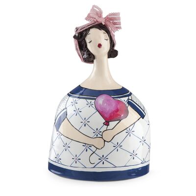 Blue Money Box Le Pupazze with Balloons