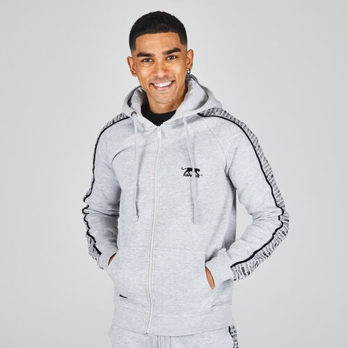 HOODIE ZIPPÉ CAPUCHE HOMME AIRNESS SHAY GRIS