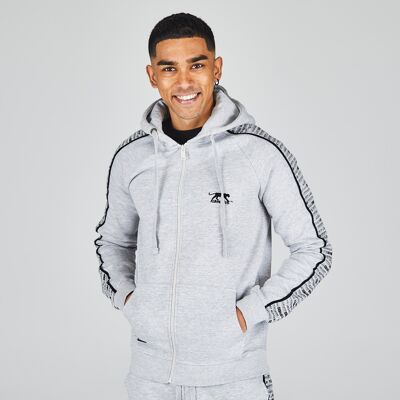 HOODIE ZIPPÉ CAPUCHE HOMME AIRNESS SHAY GRIS