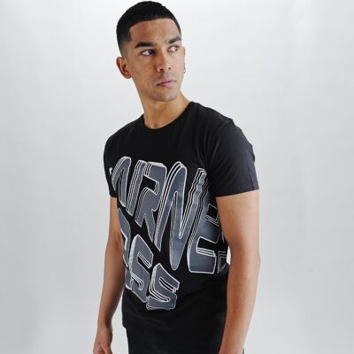 CAMISETA HOMBRE AIRNESS BIGGER NEGRA