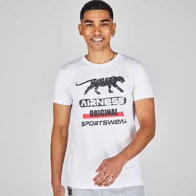 AIRNESS ORIGINAL WHITE MEN'S T-SHIRT