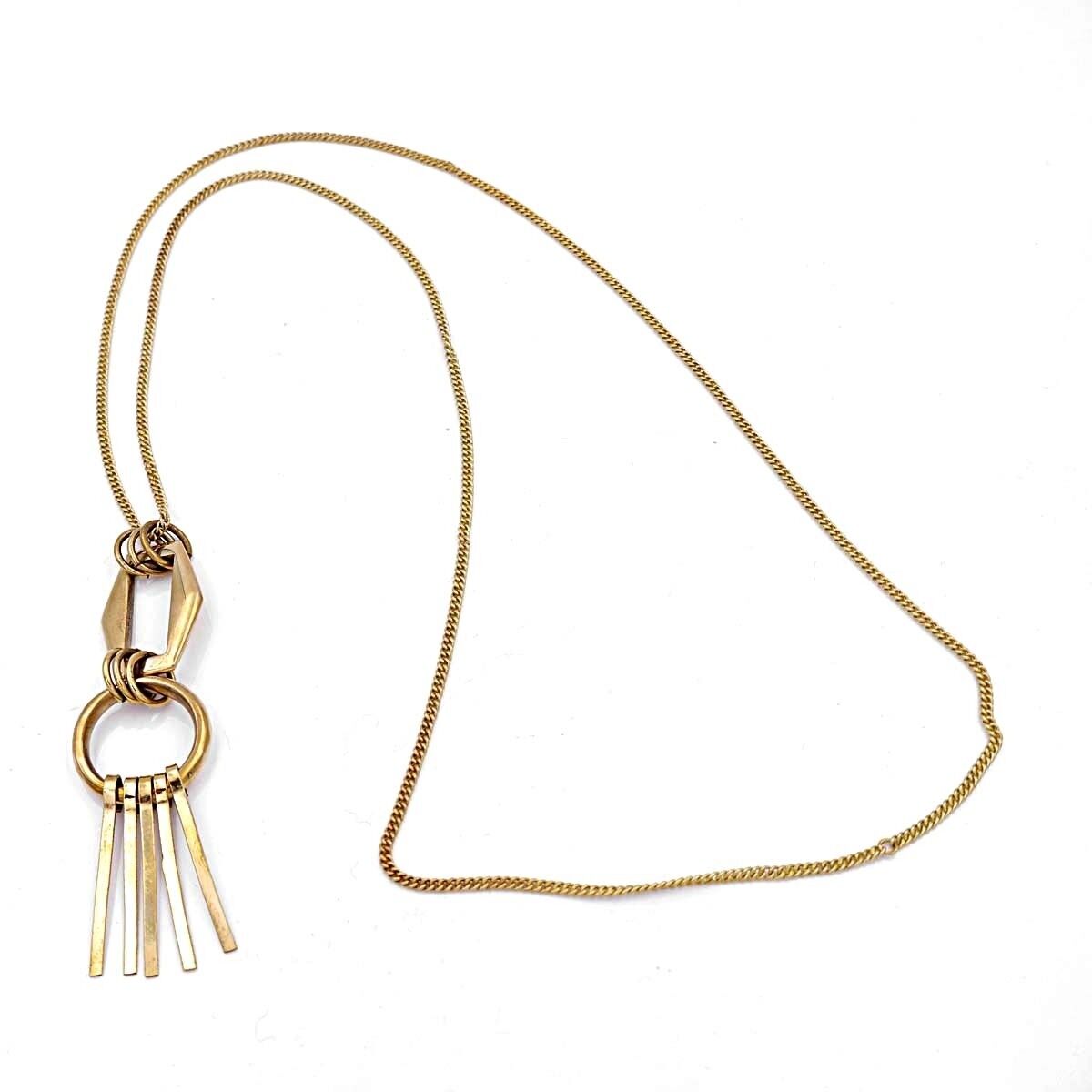 Lunga catena in ottone, lnka