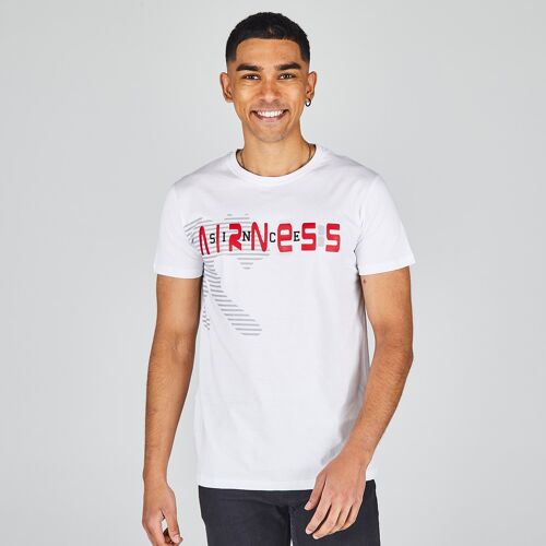 TEE SHIRT HOMME AIRNESS KIDAL BLANC