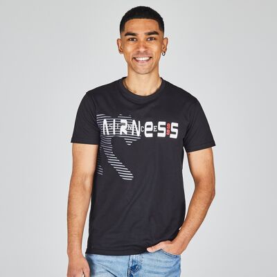 T-SHIRT NERA DA UOMO AIRNESS KIDAL