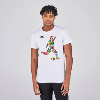 T-SHIRT BIANCA DA UOMO AIRNESS WORLD CUP