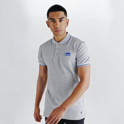 AIRNESS HERREN IVO GRAUES POLOSHIRT