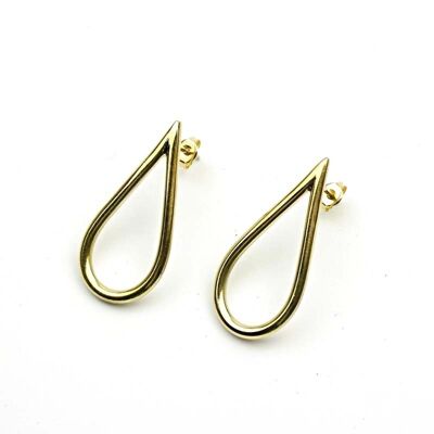 Brass earring Fine Drop