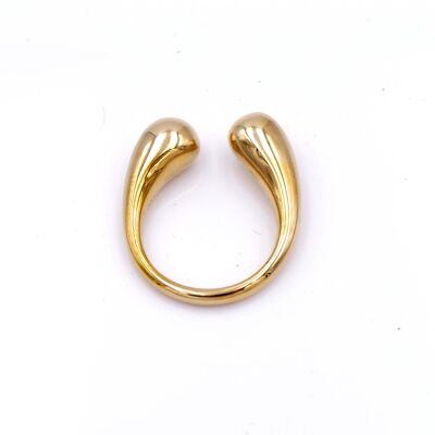 Brass ring Rori, size XL