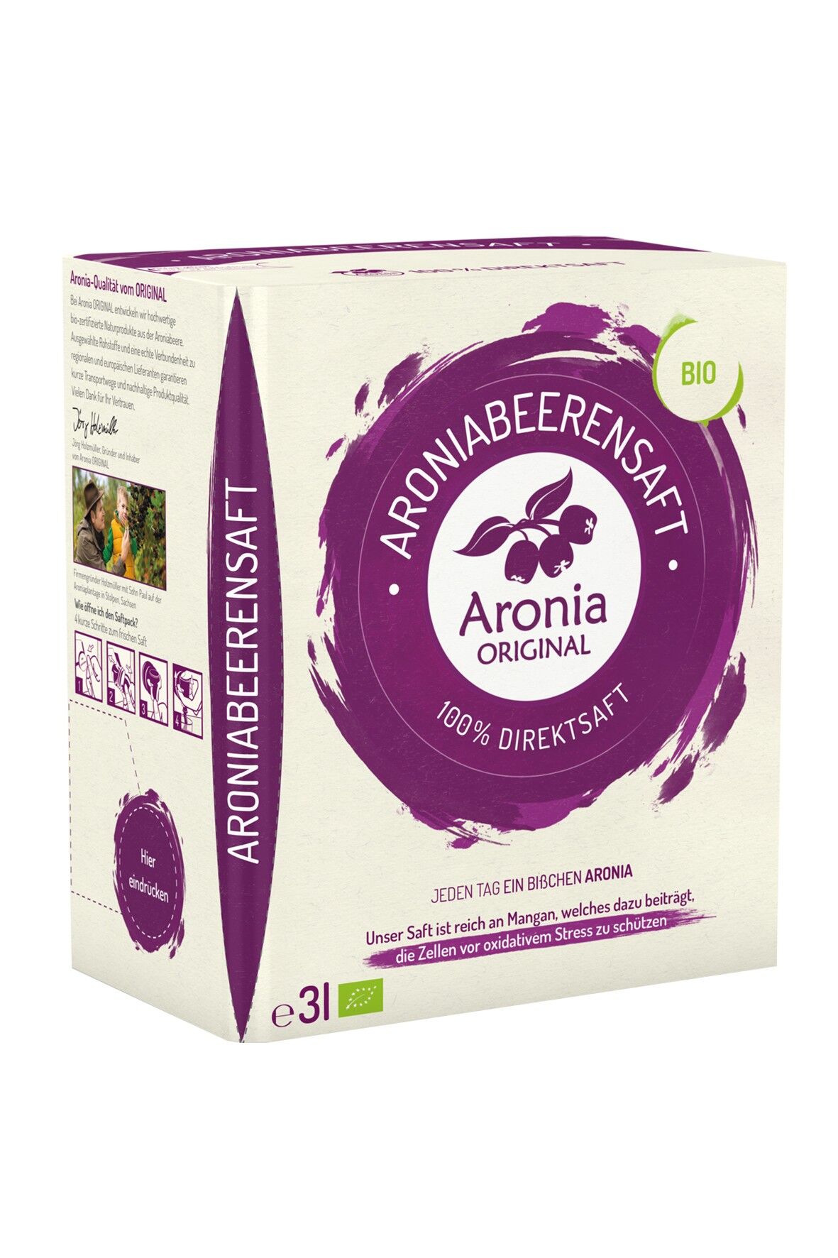Succo di Aronia BIO Ekotrebol - 3l