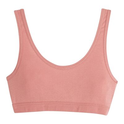 Brassière 100% Coton BIO - Rose