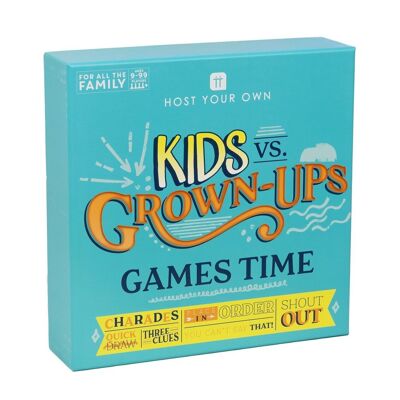 Kinder gegen Erwachsene Family Games Night Brettspiel