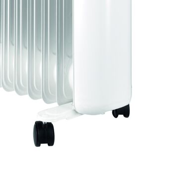 TCP Smart WiFi Radiateur Autoportant à Huile 9 Ailettes Blanc 2000w 6