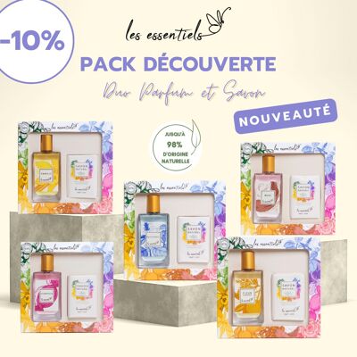 Confezione Duo di Profumi Naturali e Saponi - Gli Essenziali + Tester Gratuiti