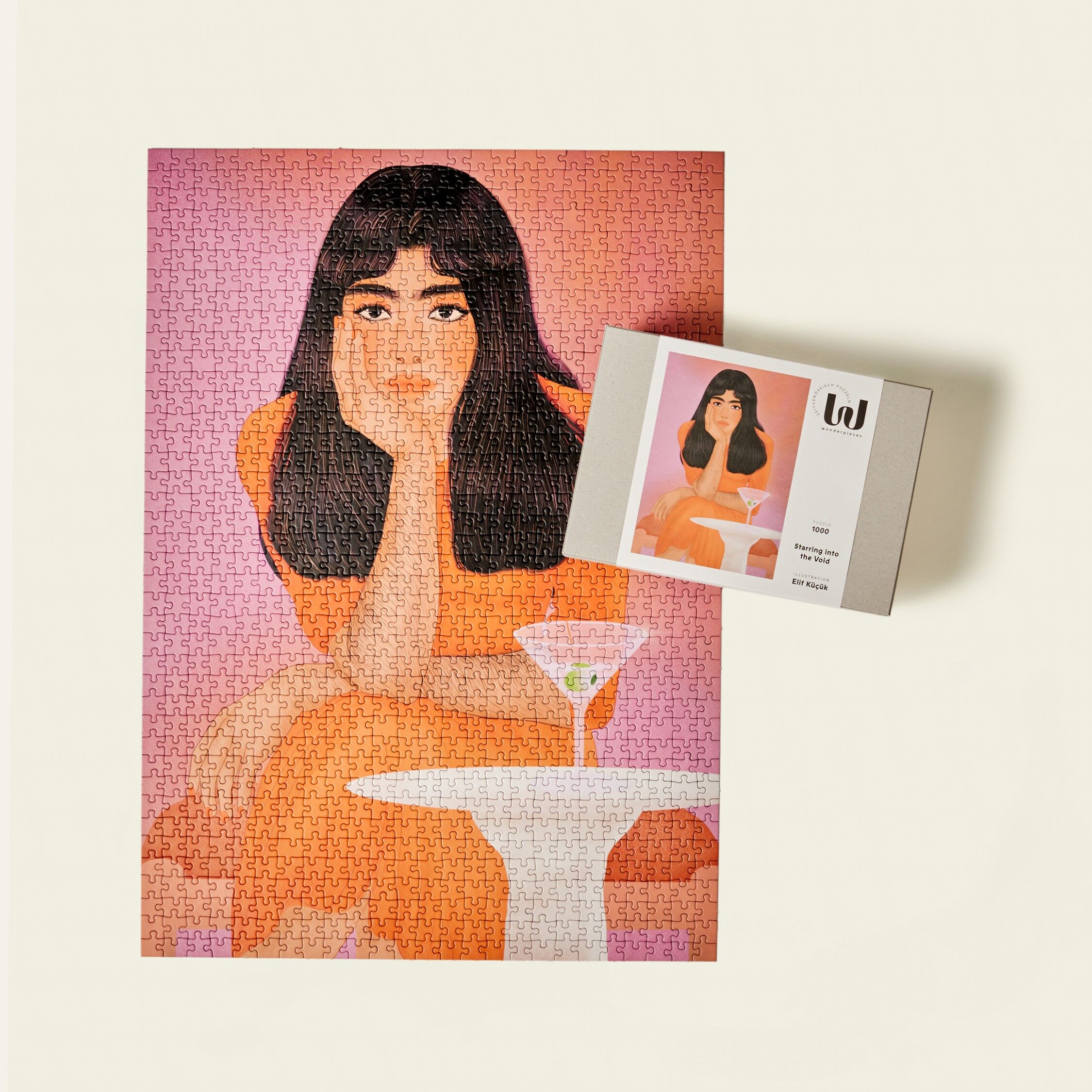 Puzzle »Sguardo nel vuoto« | Illustrazione Elif Küçük