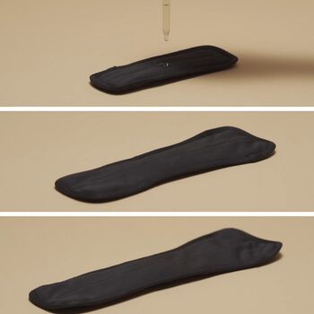 LastPad Large - Serviette Hygiénique Réutilisable - Noir 9