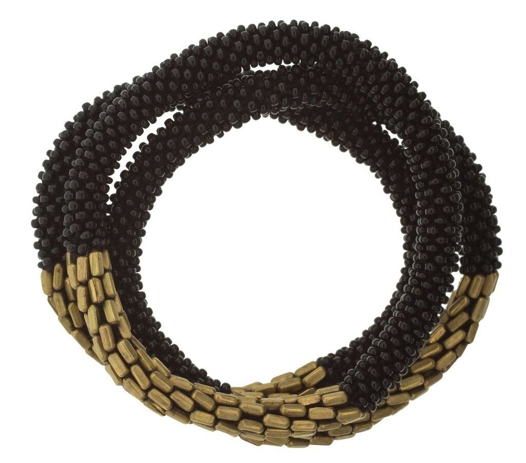 Bracciale Hema, nero, set da 3