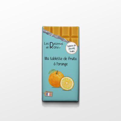 Tablette de fruits à l'orange