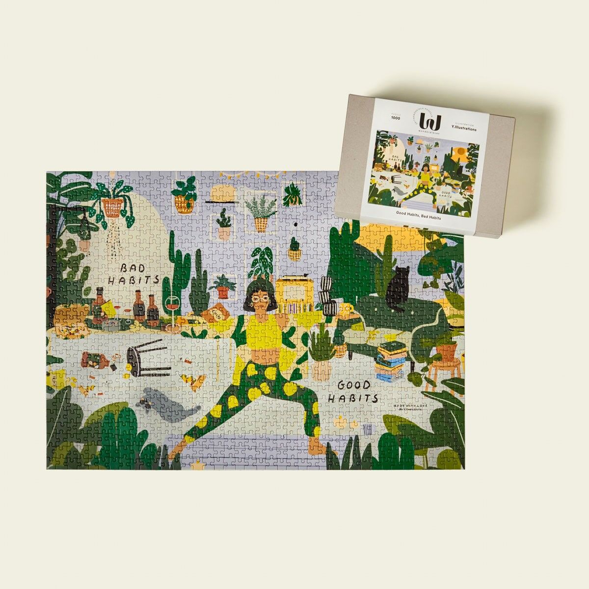 »Buone abitudini, cattive abitudini« Puzzle | Illustrazione YIllustrazioni