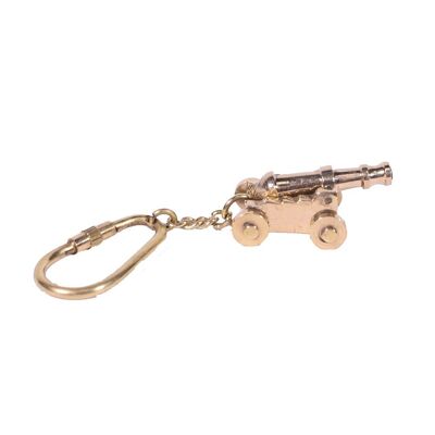 Brass Cannon Keychain