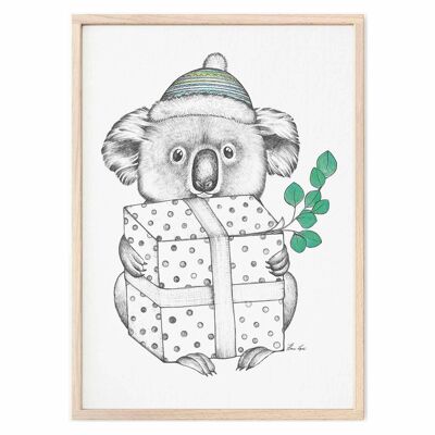 Art Print [Fine Art Paper] - Koala - A3