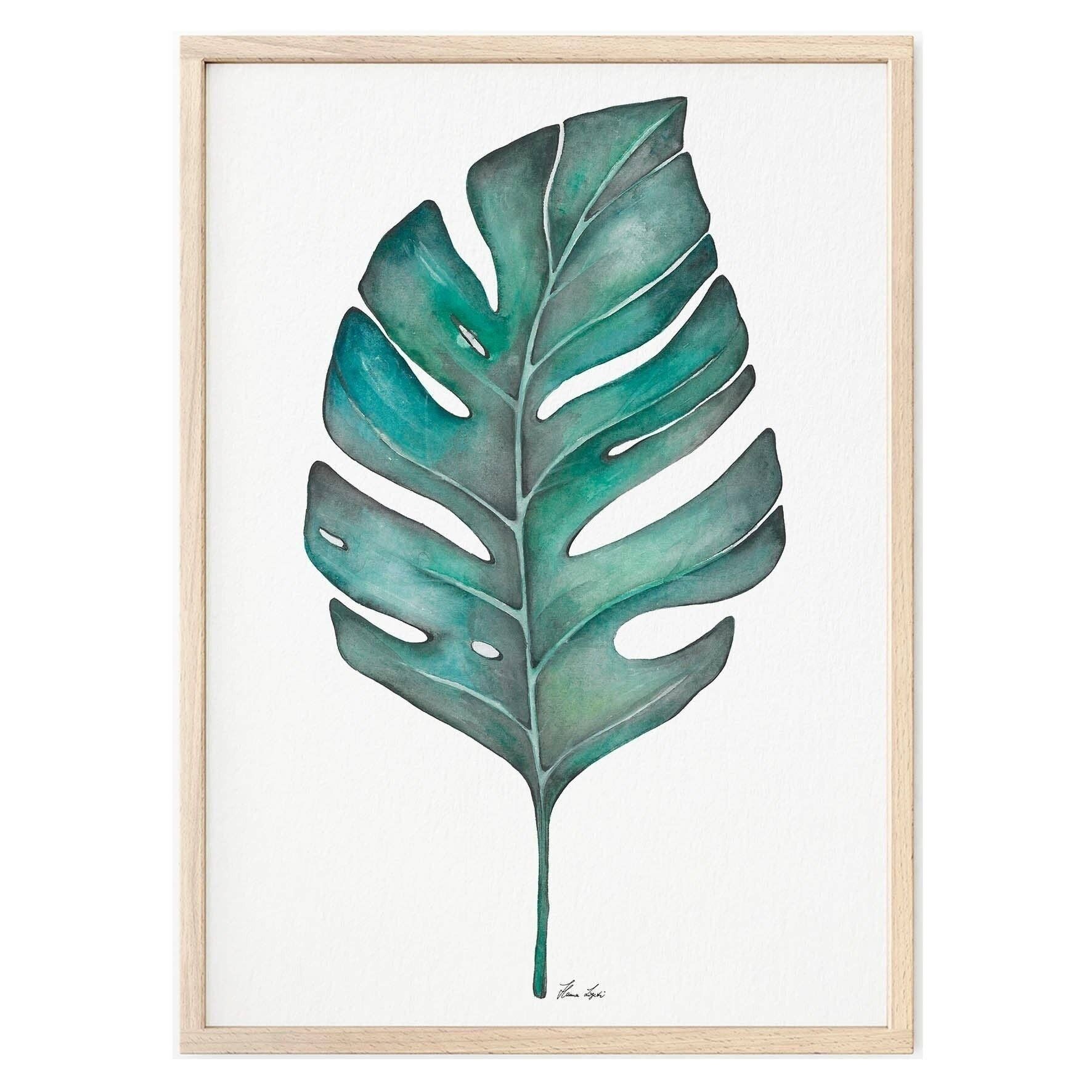 Stampa artistica [Carta per belle arti] - Monstera - A3