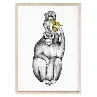 Kunstdruck [Fine Art Papier]  - Papabanana - A4