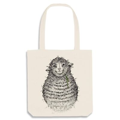 Jute bag [recycling] - Wollfried (sheep) - natural