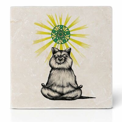 Tile Coaster [Natural Stone] - Yogi Bear (Quokka)