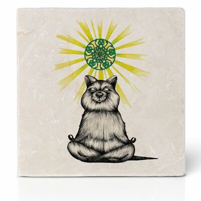 Tile Coaster [Natural Stone] - Yogi Bear (Quokka)