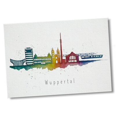 Postcard [bamboo paper] - Wuppertal
