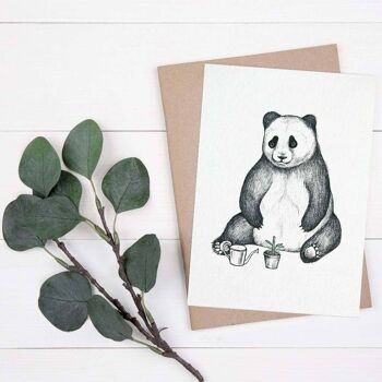 Carte Postale [Papier Bambou] - Panda 6