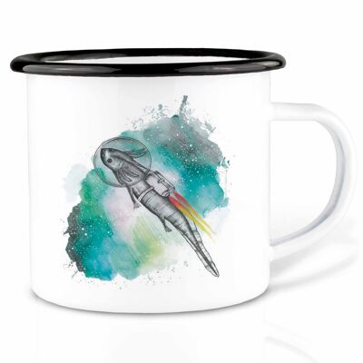 Enamel mug - Astrolotl - 300ml
