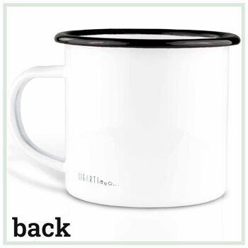 Mug émaillé - écureuil puce - 300ml 7