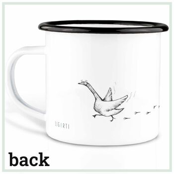 Mug émaillé - renard & oie - 300ml 7