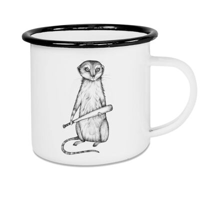 Enamel mug - Hitman Harry (Meerkat) - 300ml