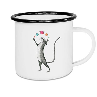Enamel mug - planet mouse - 300ml