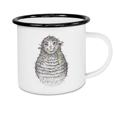 Enamel cup - Wollfried (sheep) - 300ml