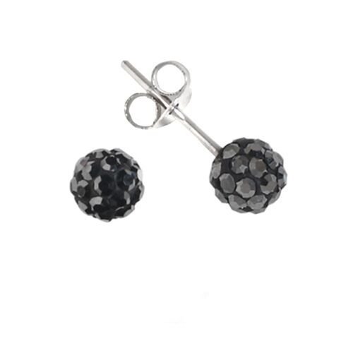 Ohrstecker Bonnie 925 Silber hematite