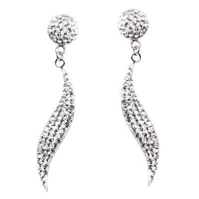 Earrings Verme 925 silver crystal