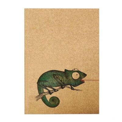 Notebook [recycled paper] - flycatcher (chameleon) - DIN A5
