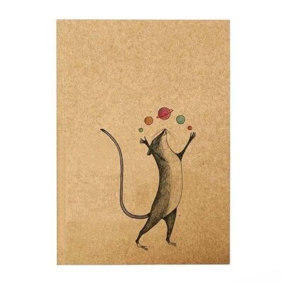Notebook [recycled paper] - planetary mouse - DIN A5