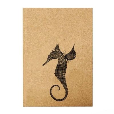 Notebook [recycled paper] - Seahorse - DIN A5