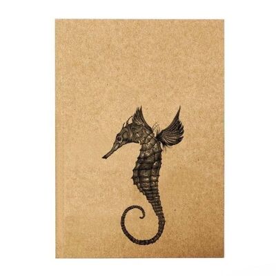 Libreta [papel reciclado] - Seahorse - DIN A6