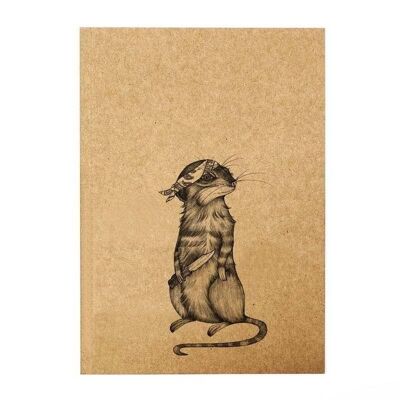 Notebook [recycled paper] - Toni Knife (Meerkat) - DIN A5