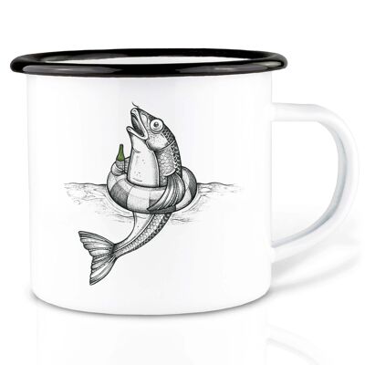 Mug émaillé - Bernd (poisson) - 300ml