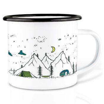 Mug émaillé - Camping Life - 300ml 1