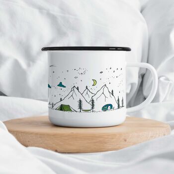 Mug émaillé - Camping Life - 300ml 3